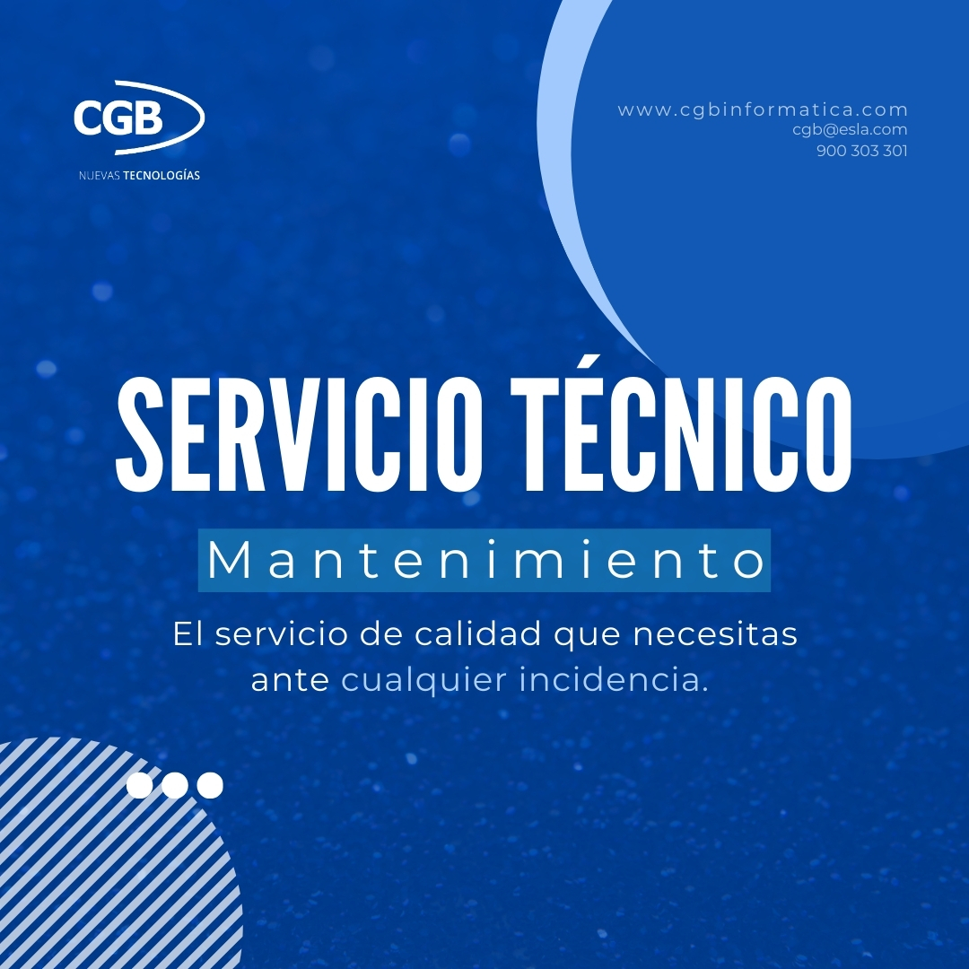 Servicio técnico de CGB Informática: la solución integral para tus necesidades tecnológicas