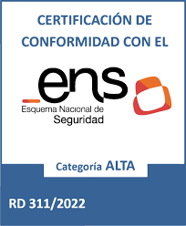 Certificado ENS Categoría Alta